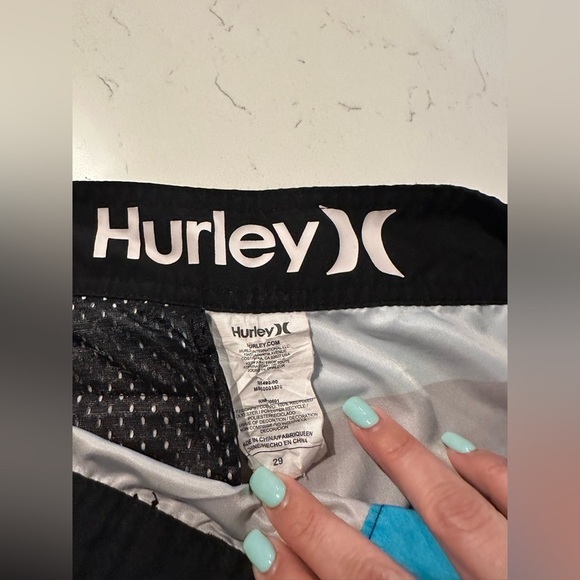 Hurley striped Mens Size 29 Surf Swim Board Shorts - Picture 4 of 7